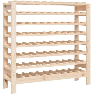 Image of vidaXL Wine Rack 109.5x30x107.5 cm Solid Wood Pine