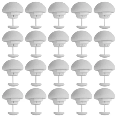 Image of Donmnemb 20pcs White Duvet Clips for Comforter Inside, Pins Set Keeps from Shifting, Cover Quilt, Decoration (Gray)