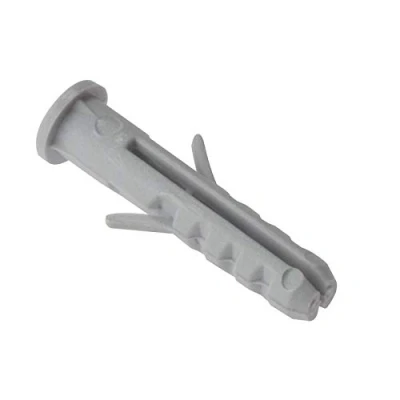 Image of ForgeFix Expansion Wall Plugs Rimmed M8 x 40mm Nylon Bag 100