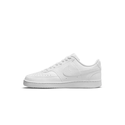 Image of Nike Women&#039;s Court Vision Low Sneaker, White/White White, 2.5 UK