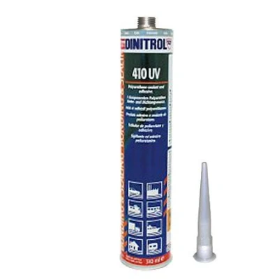 Image of DINITROL 410 GREY BODY KIT SPOILER FIXING ADHESIVE GLUE CAR REPAIR TRIM