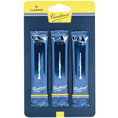 Image of VANDOREN Reeds Clarinet Bb 3 Traditional (3 Pack)