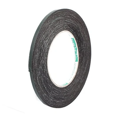 Image of sourcingmap 1pcs 5mm x 1mm Self Adhesive Shock Resistant Anti noise Foam Tape 10M Length Double sides
