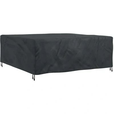 Image of vidaXL Outdoor Furniture Cover Black 210 x 200 70 cm 420D