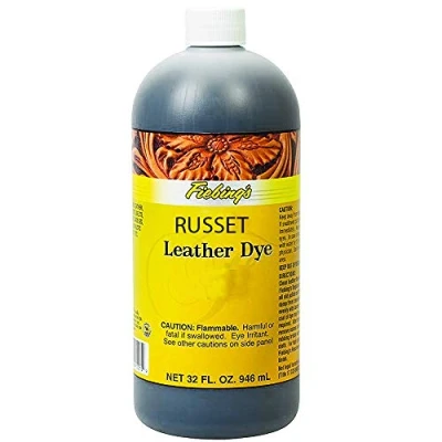 Image of 946.4 ml leather dye, Russet by Fiebing