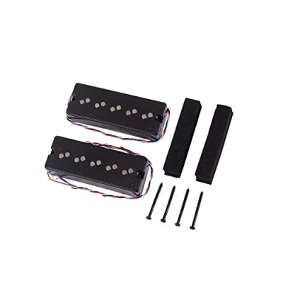 Image of Alnicov Bass Pickups Double Layer Humbucker Pickup Set for 5 String Guitar Parts