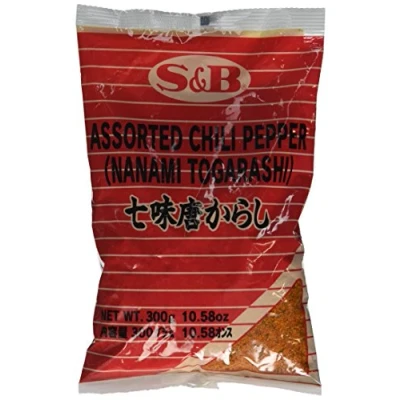 Image of S and B Japanese 7 Flavours Seasoning Mix Shichimi Chili Pepper 300 g