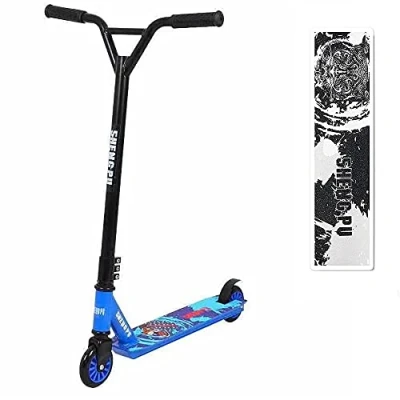 Image of Pro Stunt Scooter Freestyle Kick with ABEC 9 ball bearings Y6 Aluminium Fork Intermediate and Beginner Tricks Scooters for Kids 8 Years Up Teens Adults