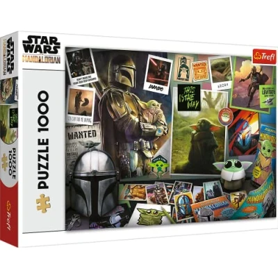 Image of Trefl Star Wars The Mandalorian Grogu Collection 1000 Piece Jigsaw Puzzles for Adults &amp; Children Aged 12+ Puzzle