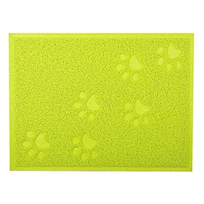 Image of DM Cat Litter Tray Mat 40x30 cm,5 Colours Available (Lime)
