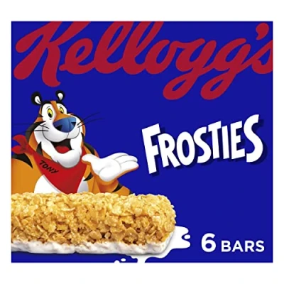 Image of Kellogg&#039;s Frosties Cereal and Milk Bars Box, 6 x 25g