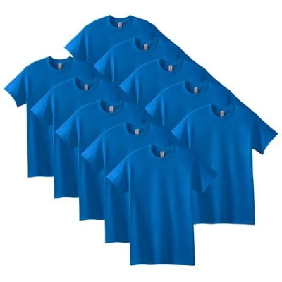 Image of GILDAN Men&#039;s, Heavy Cotton T shirt, Style G5000, Royal, L