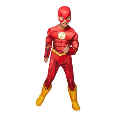 Image of Rubie&#039;s 610832S000 Dc Flash Kids Fancy Dress, Boys, Multiolour, S