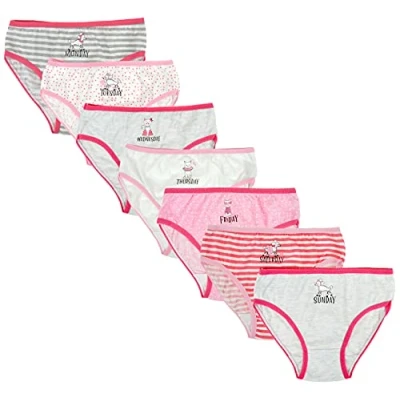 Image of Undercover 7 Pack Girls Briefs BR235 3 4 Years