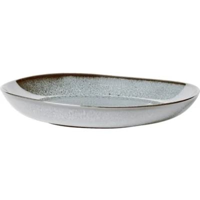 Image of Like. by Villeroy and Boch Lave glacé Shallow Bowl, 28 x 27 4.3 cm, Beautiful Bowl Made from Stoneware for Side Dishes Larger Meals, Dishwasher Microwave Safe