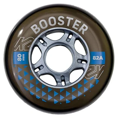Image of K2 Skates Booster 80MM 82A 4 Wheel Pack Black 30F3007