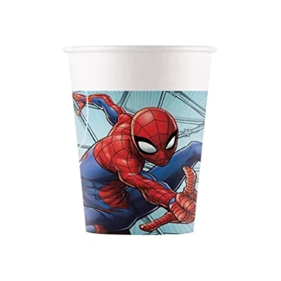 Image of Procos 93554P PR89447 Cups Spiderman Team, Multi Colors