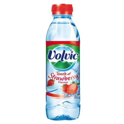 Image of Volvic Touch Of Fruit Water Bottle 500ml Strawberry Ref 16438 Pack24