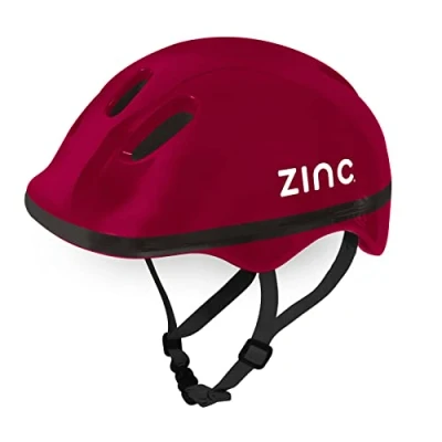 Image of Zinc Children&#039;s Bike Helmet Safety Skateboard Cherry Red