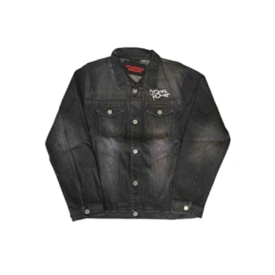 Image of My Chemical Romance Denim Jacket Black Parade Band Logo Official Unisex XL