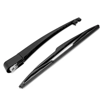 Image of Windshield Wiper, Black Car Rear Wiper Blade Arm Kit Fit For Mazda 3 Hatchback 2003 2008 Back Blades My
