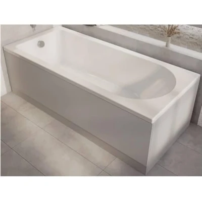 Image of Milano Ballam White 1500mm x 700mm Single Ended Round Bath Side End Panels