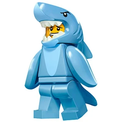 Image of Lego Series 15 Minifigures 71011 (Lego Shark Suit Guy)