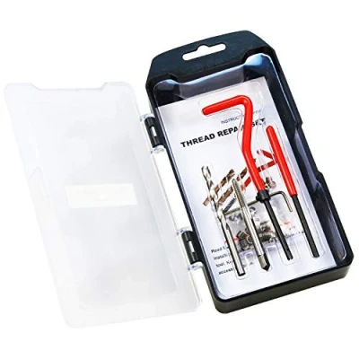 Image of BestsQ Thread Repair Kit, M5 x 0.8mm Metric Insert Kit Compatible Hand Tool Set for Auto Repairing (M5 0.8)