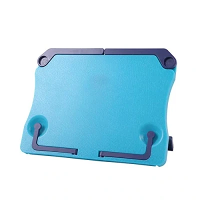 Image of Alnicov Sheet Music Stand,Foldable and Adjustable Book Holder,for Score Tablature Cookbook Reading(Blue)