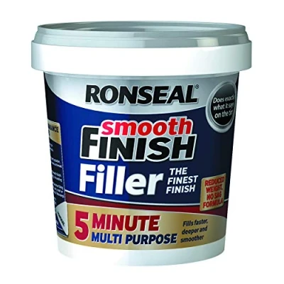 Image of Ronseal Smooth Finish Filler 5 Minute Tub 600ml