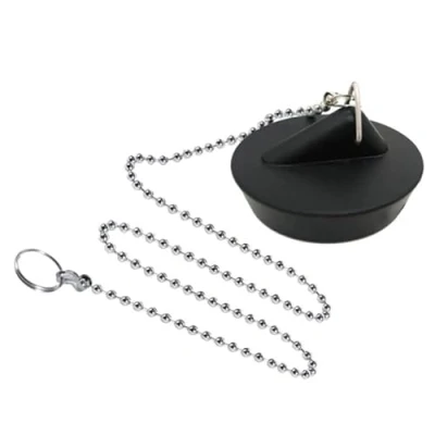 Image of Set of 2 Bathroom Sink Plug Replacements Drain Stoppers for Kitchen and Sinks