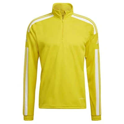 Image of adidas Men&#039;s Squadra 21 Training Top, Team Yellow/White, L