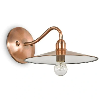 Image of Cantina 1 Light Indoor Dome Wall Copper, E14