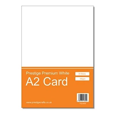 Image of Prestige A2 White Craft Card 160gsm 20 Sheets
