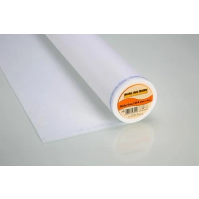 Image of Vilene 90cm 314 Stitch n Tear Embroidery Webbing White per metre