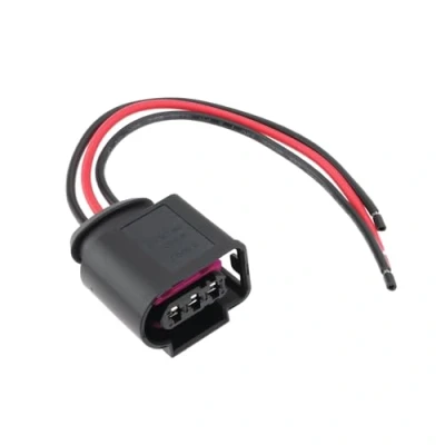Image of OTOTEC 1PC 3 Pin Car Ignition Coil Connection Harness Compatible with VW Audi V AG Wiring Loom 27.9x34.4x23.5mm Line Length 15cm