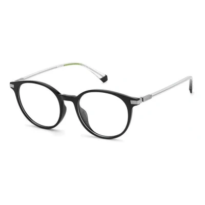 Image of Eyewear Polaroid Pld d461/g col. 807 Unisex Round Black