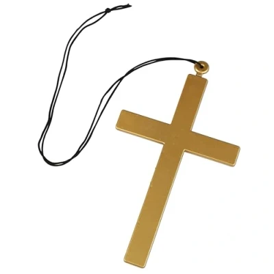 Image of Wicked Costumes Adult Christian Cross Necklace Fancy Dress Accessory