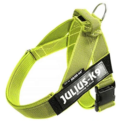 Image of Julius K9, IDC Color &amp; Gray Belt Harness, Size: XL / 2, Neon