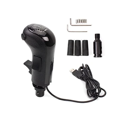 Image of MUGE RACING USB Gearshift Knob,Truck Simulator Shifter Knob from a Man Truck ATS ETS for Logitech G29 G27 G25 Thrust master TH8A Fanatec SQ ETS2 Games PC