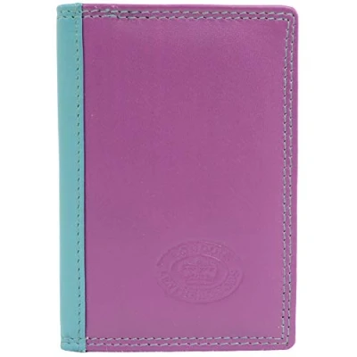 Image of Unisex Soft Leather Credit Card/Travel Card Holder/Wallet (Sunset)