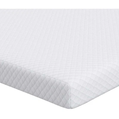 Image of Mattress Pads White 100 x 200 cm 100% polyester jacquard fabric vidaXL