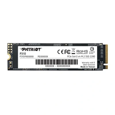 Image of Patriot P310 1.92TB Internal SSD NVMe PCIe M.2 Gen3 x 4 Low Power Consumption Solid State Drive P310P192TM28