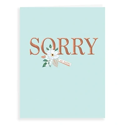 Image of Avant Garde Studios Classic Sorry Card 8 x 6 inches