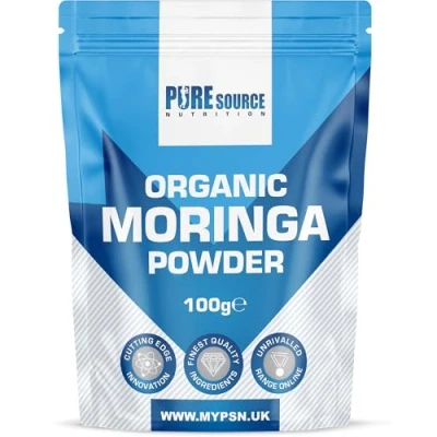 Image of Organic Moringa Oleifera Leaf Powder [ Premium Quality ] 100g 100% Raw and Pure Leaves Picked from The Plant Source Nutrition