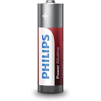 Image of PHILIPS Economy Pack AA Batteries 12 Pieces Alkaline LR6 Shelf Life up to 10 Years