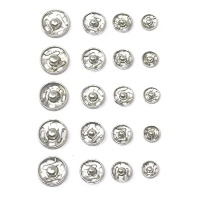 Image of 20 x fiXte Snap Fasteners Fastenings 7mm to 12mm Stitch Press Studs for Sewing B uttons Clothes DIY Craft Projects