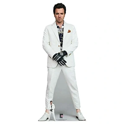 Image of STAR CUTOUTS SC1514 Black Mask Lifesze Cardboard Cutout/Standee/Stand Up Ewan McGregor Birds of Prey Height 178cm Width 73cm, Star, Regular