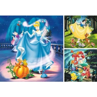 Image of Ravensburger Disney Princess 3 Puzzles in a Box (49 pieces each)