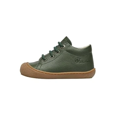 Image of Naturino Baby Boys Cocoon Gymnastics Shoe, Dark Green, 1.5 UK Child